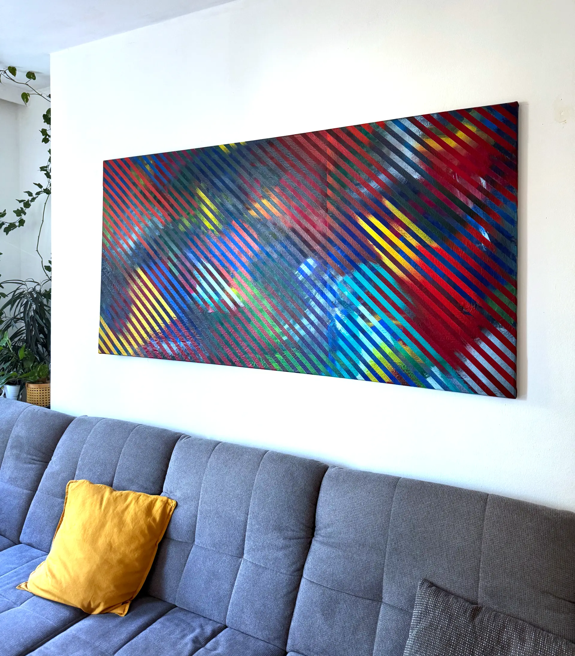 Original art by Austrian artist Lea Moucka — large abstract paintings and portraits. Available works and commissions open.