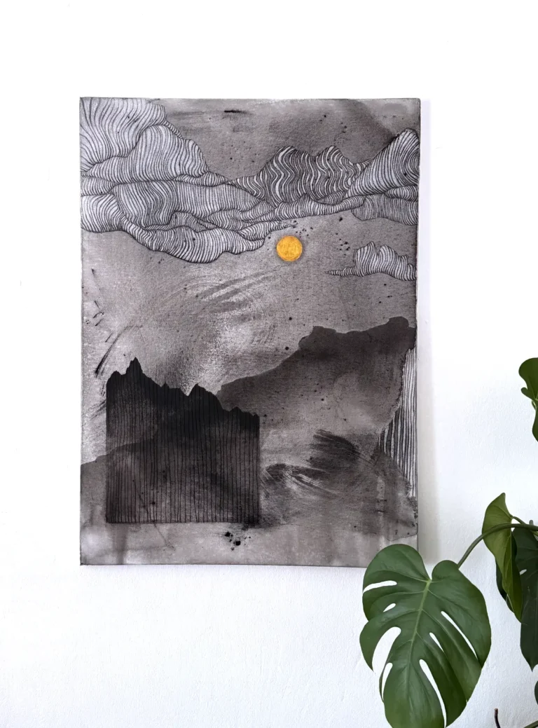 Original art by Austrian artist Lea Moucka — large abstract paintings and portraits. Available works and commissions open.