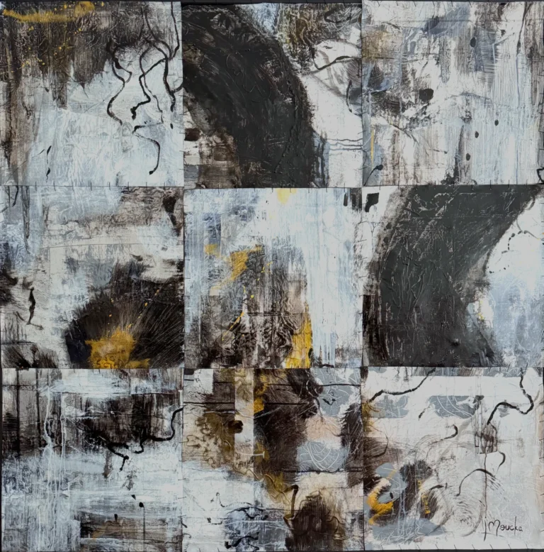 Original art by Austrian artist Lea Moucka — large abstract paintings and portraits. Available works and commissions open.