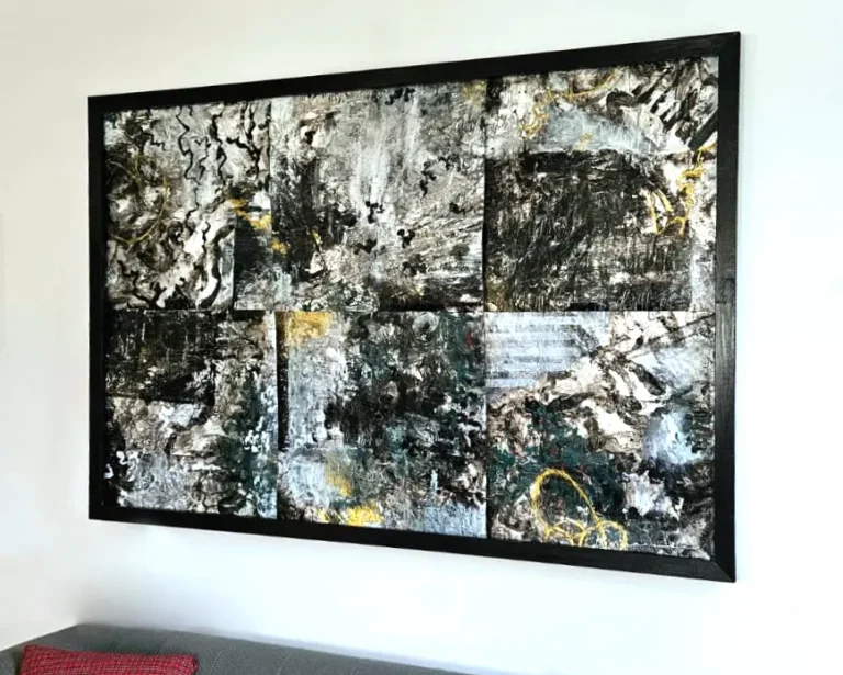 Original art by Austrian artist Lea Moucka — large abstract paintings and portraits. Available works and commissions open.